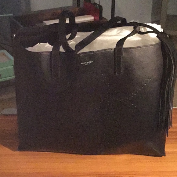 ysl perforated tote